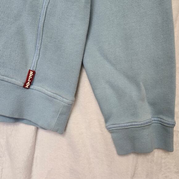 Tommy Bahama Mens Prep Antigua Cove Quarter Zip Pullover Sweatshirt L Light Blue - Picture 3 of 11